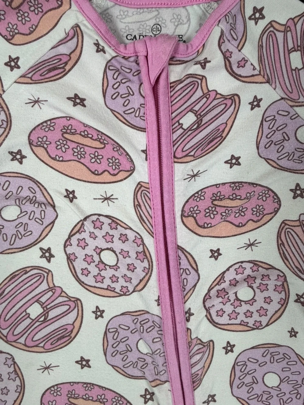 CADEN LANE Donut Shop Print Bamboo Convertible Sleeper - 6-12M